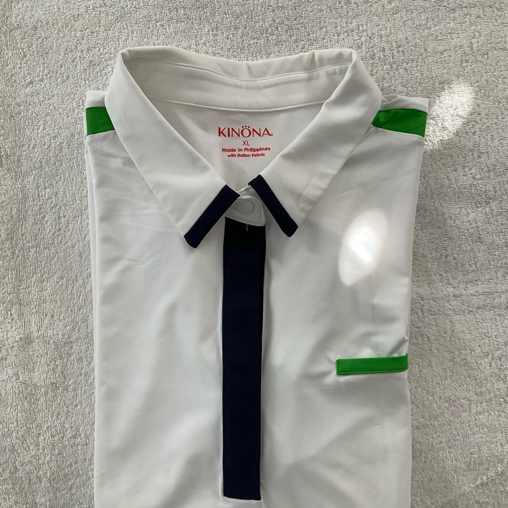 Kinona Bright White Performance Top